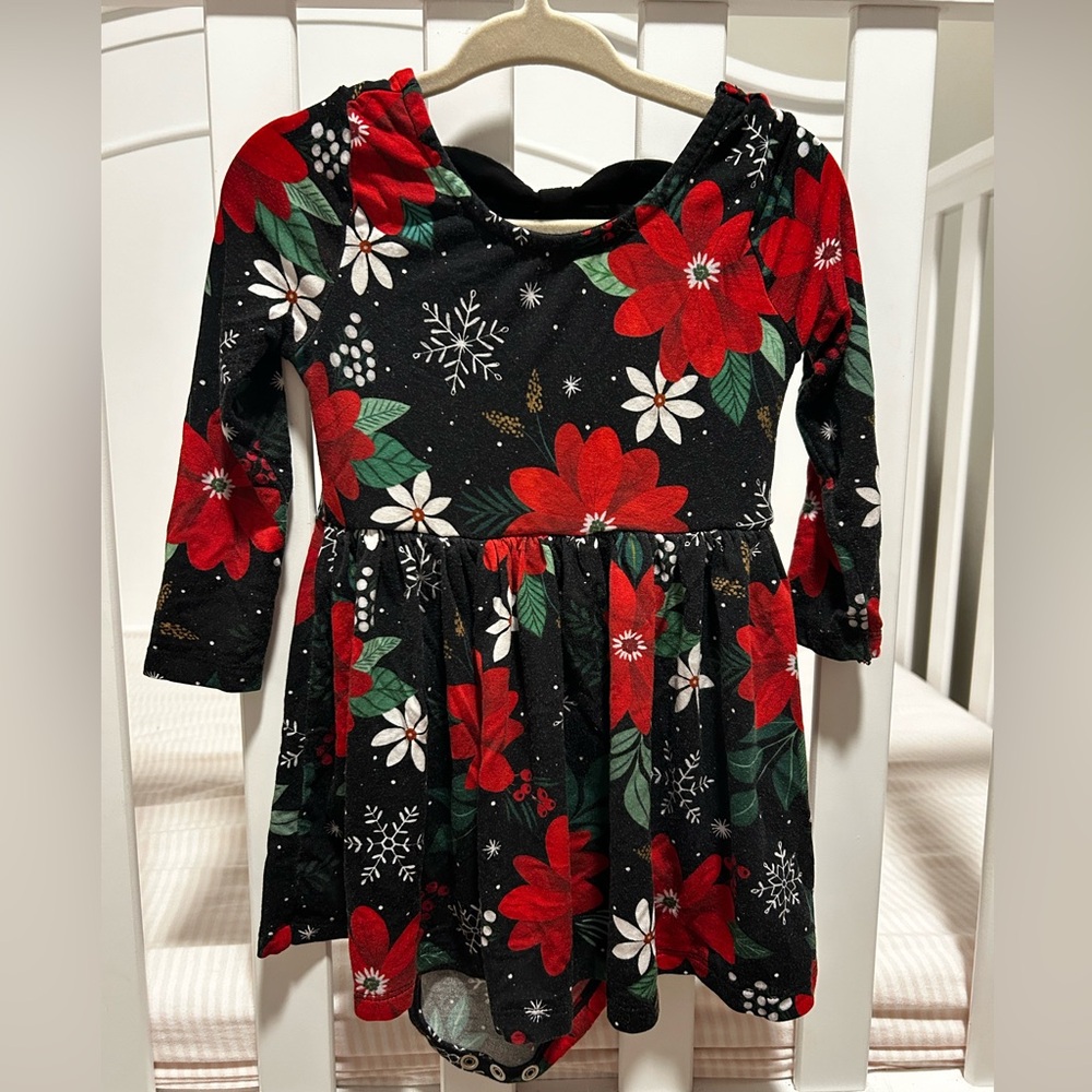 Little Sleepies Christmas dress 12-18 months